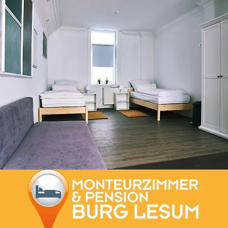 & Monteurwohnungen Burglesum ゲストハウス *